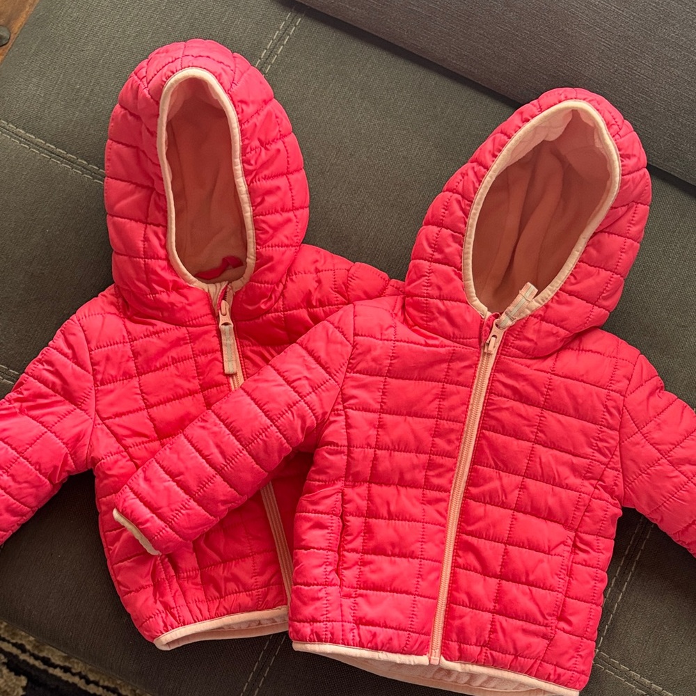Cat & Jack Coral Quilted Jacket